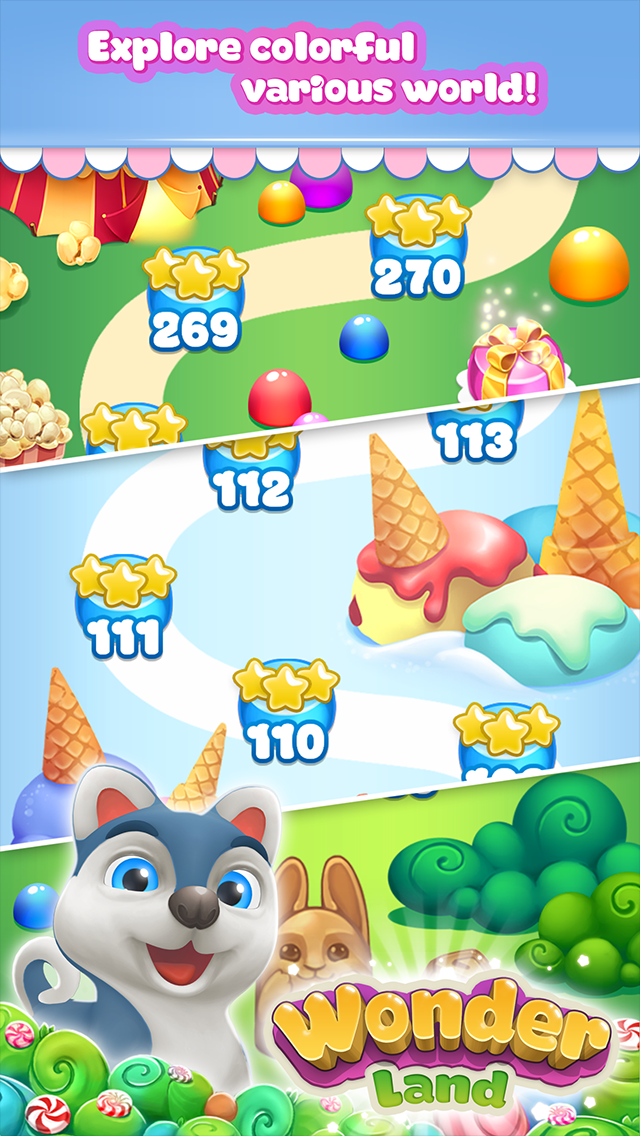 Wonderland: match-3 game Screen 3
