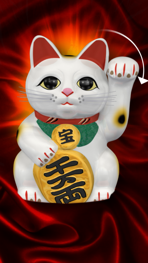 Lucky Cat Live Wallpaper Screen 1