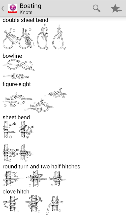 Android application The Encyclopedia of Boating screenshort