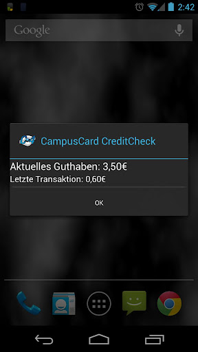 CampusCard CreditCheck OS