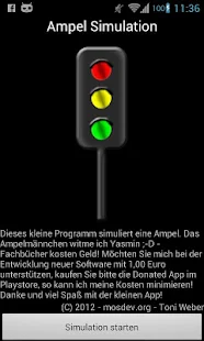 Trafficlight simulation DONATE