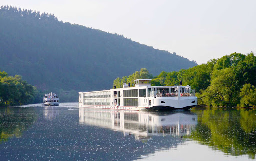 Viking-Rinda - The river cruise ship Viking Rinda sails France's Seine River from Paris to Normandy on one of its early itineraries.