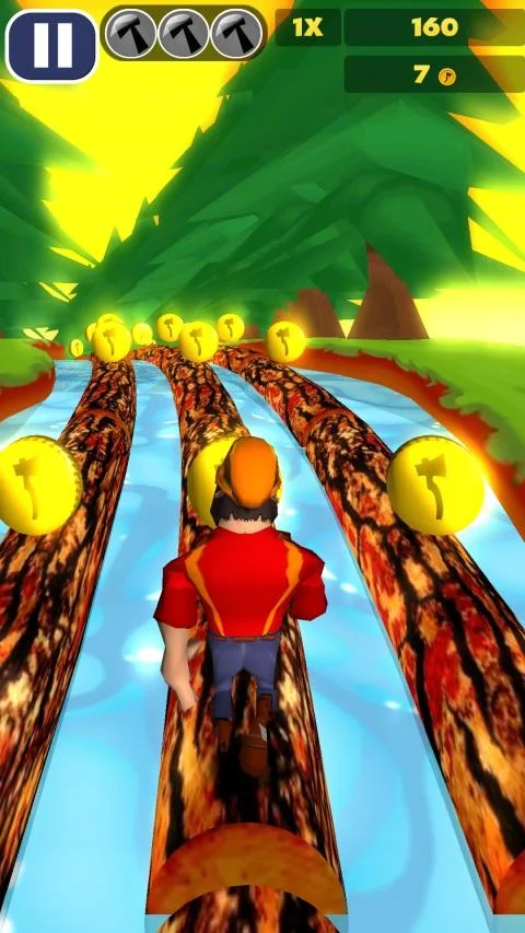 Lumberjack Dash - screenshot