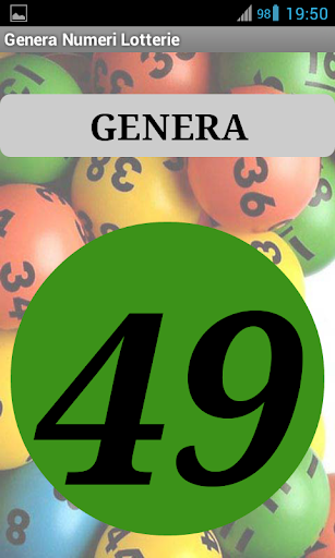 【免費娛樂App】Generatore Numeri Lotterie-APP點子