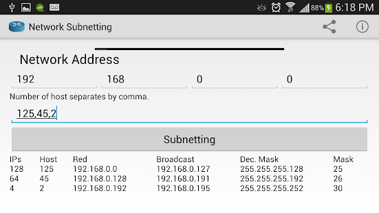 Network Subnetting Screenshots 2