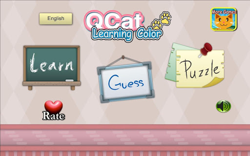 QCat - 아이들은 학습 색상 게임 무료