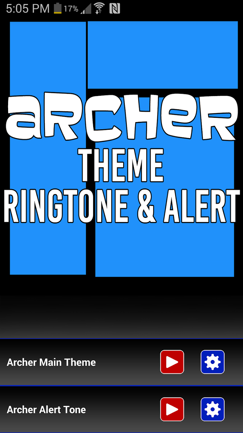 Archer Theme Ringtone &amp; Alert Screen 1