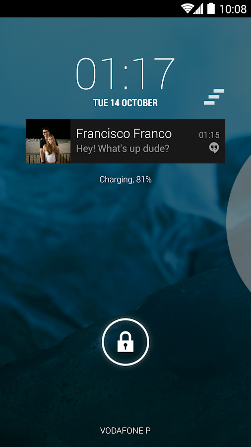 Notif Widget Notifications - screenshot