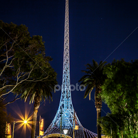 The Art Centre by Phil Hanna - City,  Street & Park Night