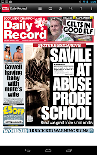 Daily Record Newspaper - náhled