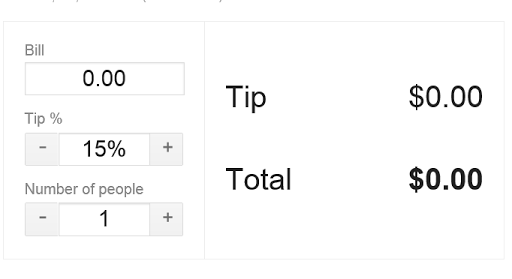 Tip Calculator Basic