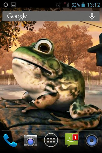 3D Frog Live Wallpaper