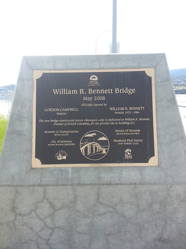 Benett Bridge Plaque