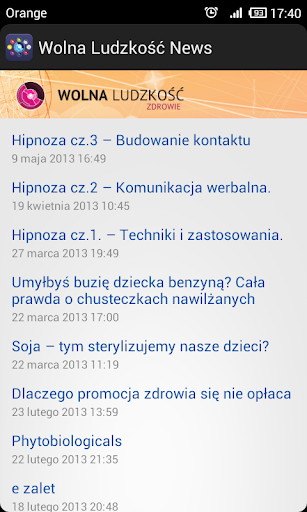 【免費新聞App】Wolna Ludzkość - News-APP點子