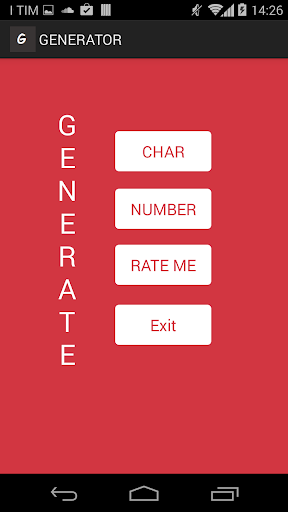 Generator letter number