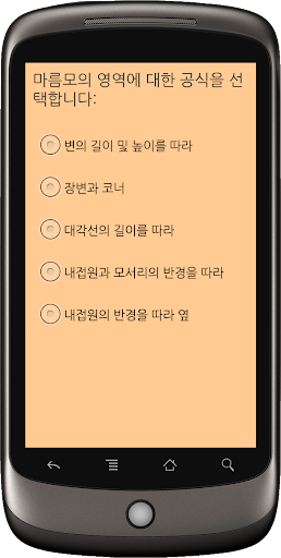 마름모의 공식 영역