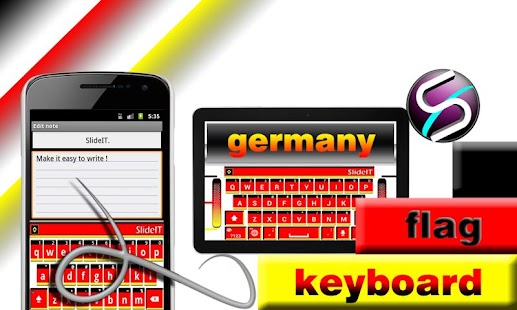 Lastest SlideIT Germany flag skin APK for PC
