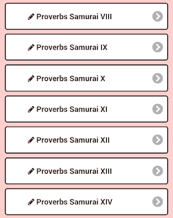 Free Proverbs Samurais APK for Android