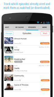 Next Episode - Track TV Shows - screenshot thumbnail