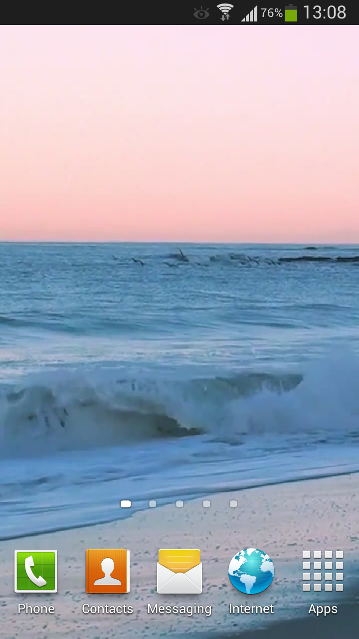 Sunrise Ocean Live Wallpaper Screen 2