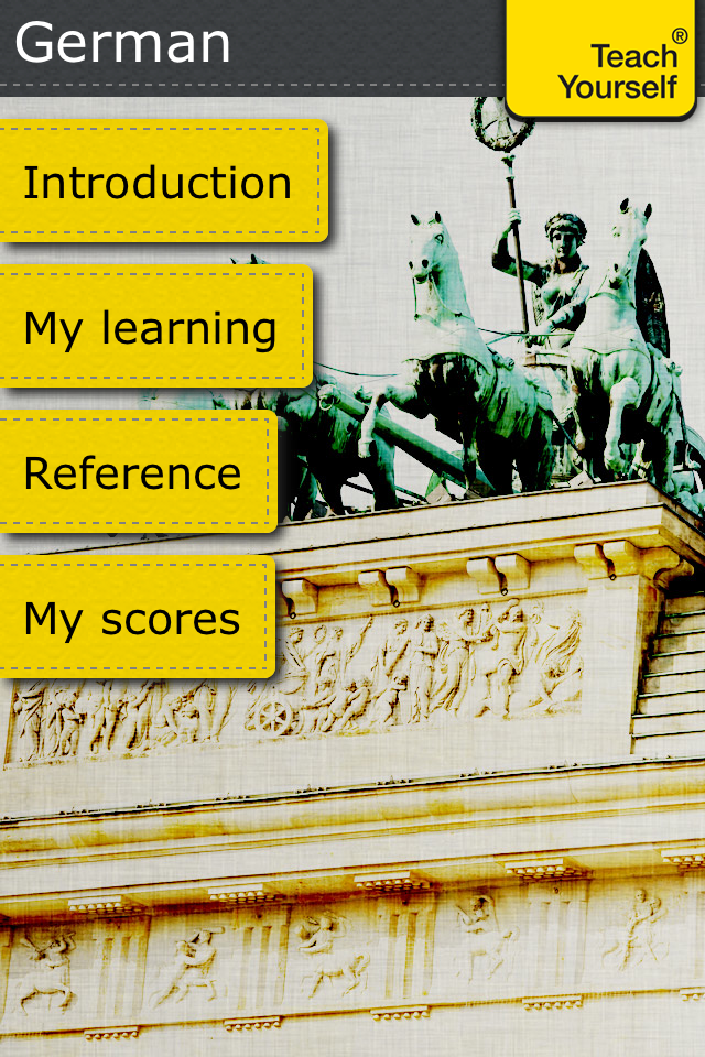 German: Teach Yourself Pro Screen 1