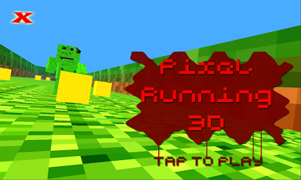 Pixel Running 3D poster 1