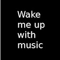 Wake me up with music (Full) logo