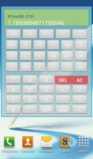 Widget Scientific Calculator