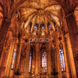 Church of Gothic Quarter, Interior by Prajwal Ullal -  