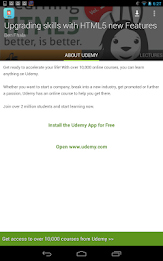 Free HTML5 Learning by Udemy poster 18