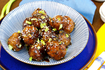 Lean Meatballs with Teriyaki Sauce