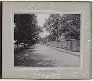 Weg langs de rooms-katholieke kerk van Soerabaja