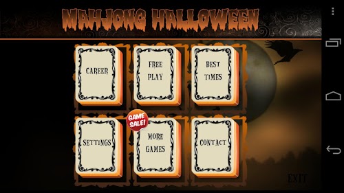 Android application Mahjong Halloween Unlocked screenshort