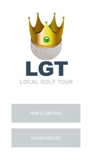 ゴルフ スコアカード LGT GOLF SCORECARD