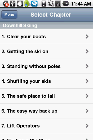Downhill Skiing Screen 3