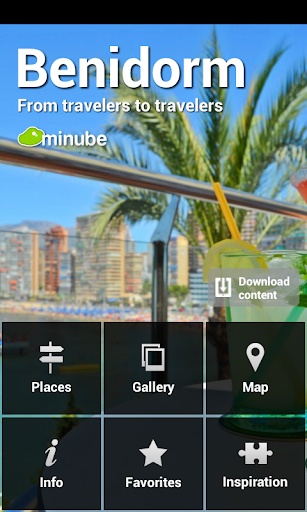 Benidorm City Guide Map Travel