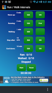 Run Walk Intervals Timer