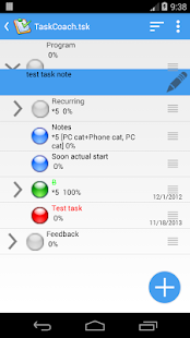 TaskCoach for Android Screenshots 2