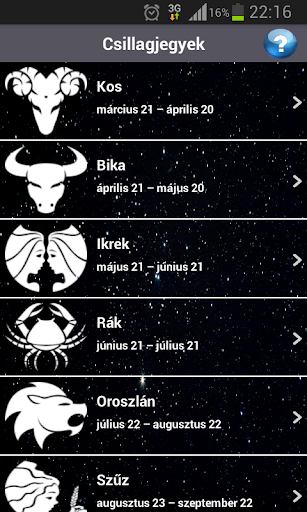 Horoszkóp teszt