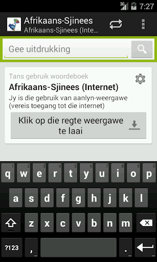 Afrikaans-Chinese Dictionary