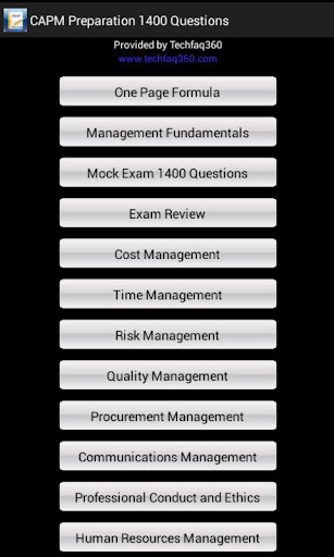 CAPM Preparation 1400 Qns