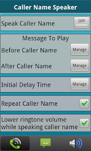  mengumumkan Nama penelpon- gambar mini tangkapan layar  
