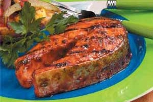 Firecracker Salmon Steaks
