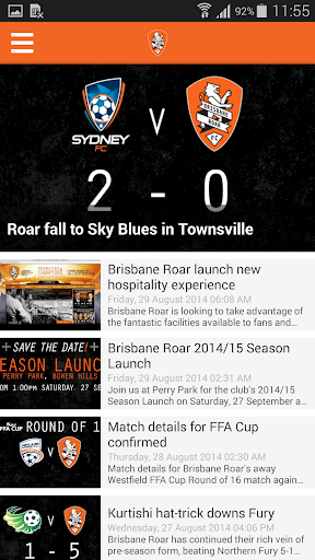 Brisbane Roar Official App