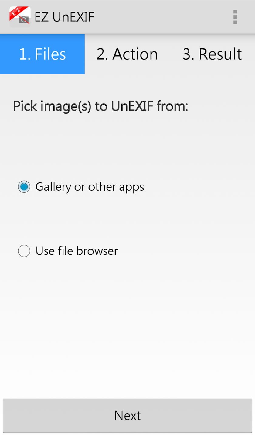 EZ UnEXIF Pro (EXIF Remover) Screen 1