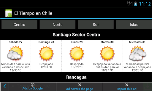 El Tiempo en Chile