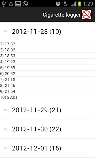 【免費健康App】Cigarette logger-APP點子