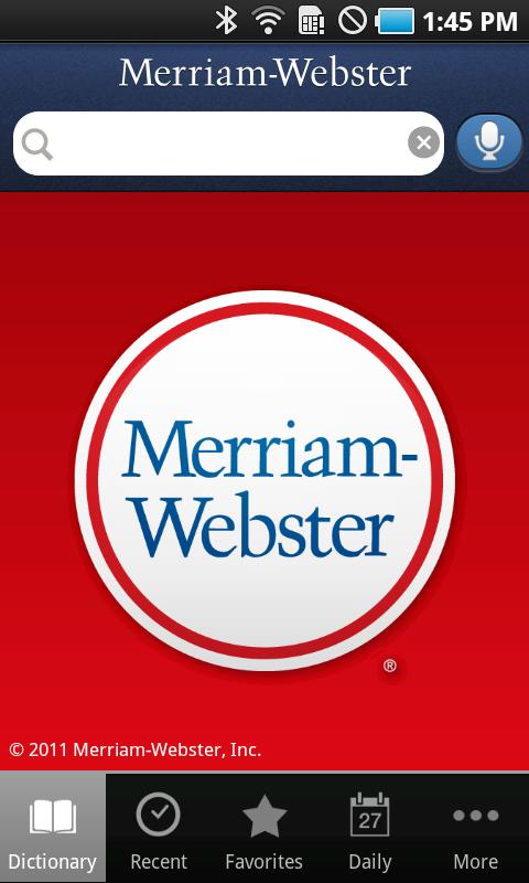 Merriam-Webster Android