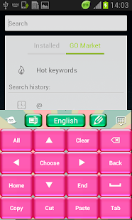 Pink Candy GO Keyboard - screenshot thumbnail