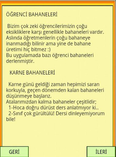 【免費娛樂App】Öğrenci Bahaneleri Yalanları-APP點子